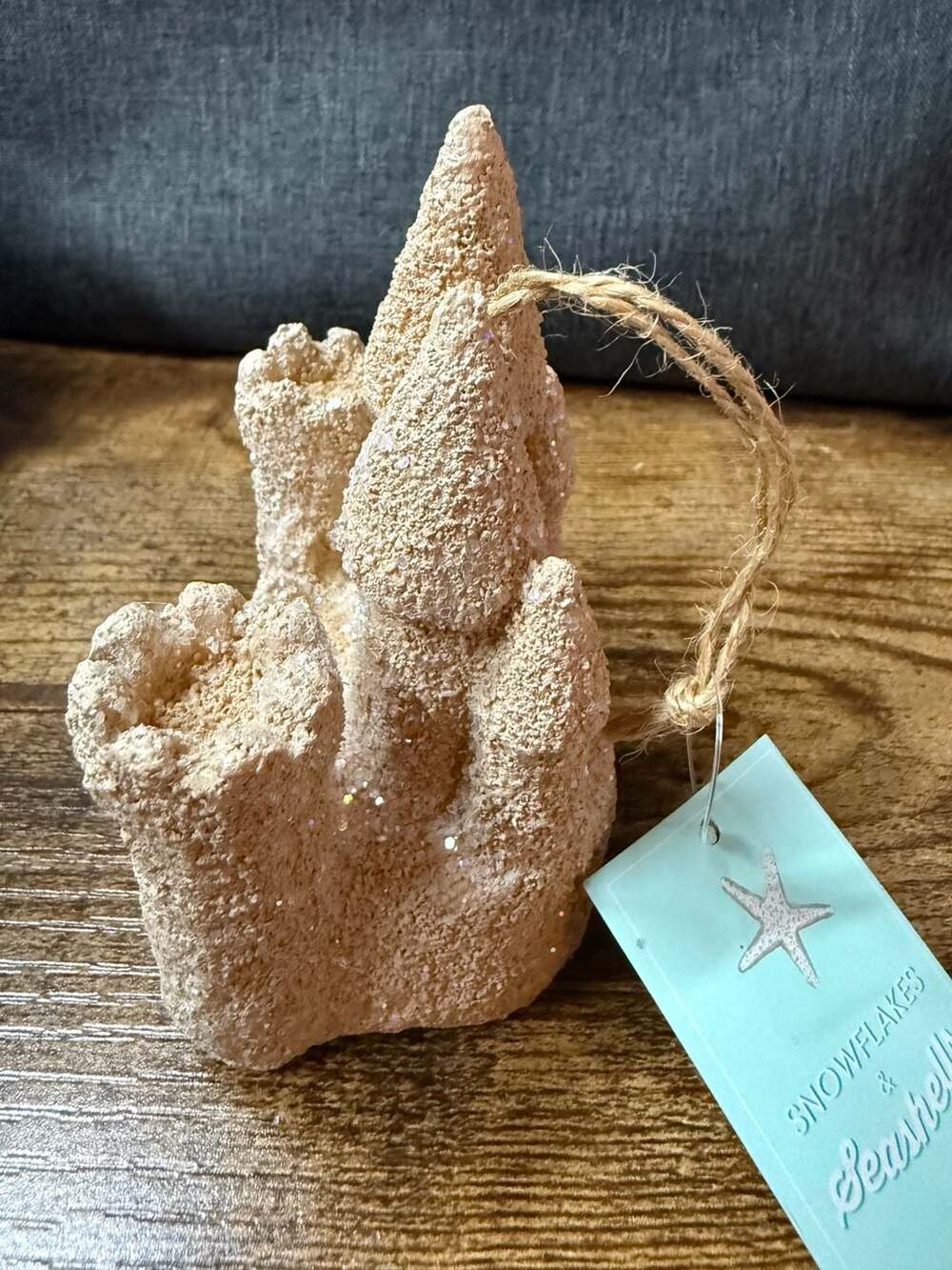 NWT St. Nicholas Square Sand Castle Christmas Ornament